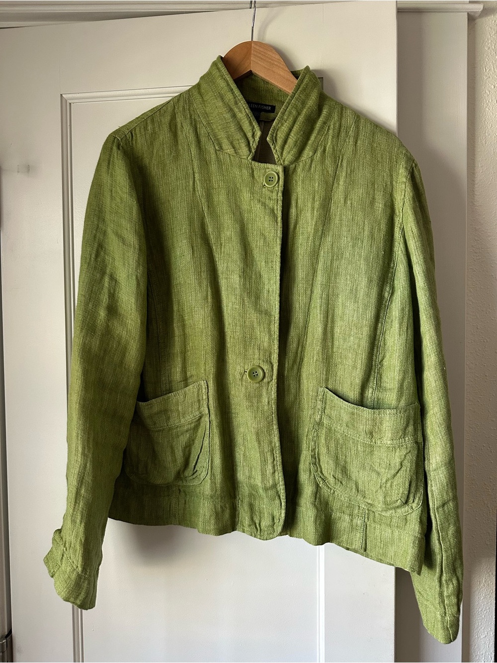 Eileen Fisher Linen Blazer sz L